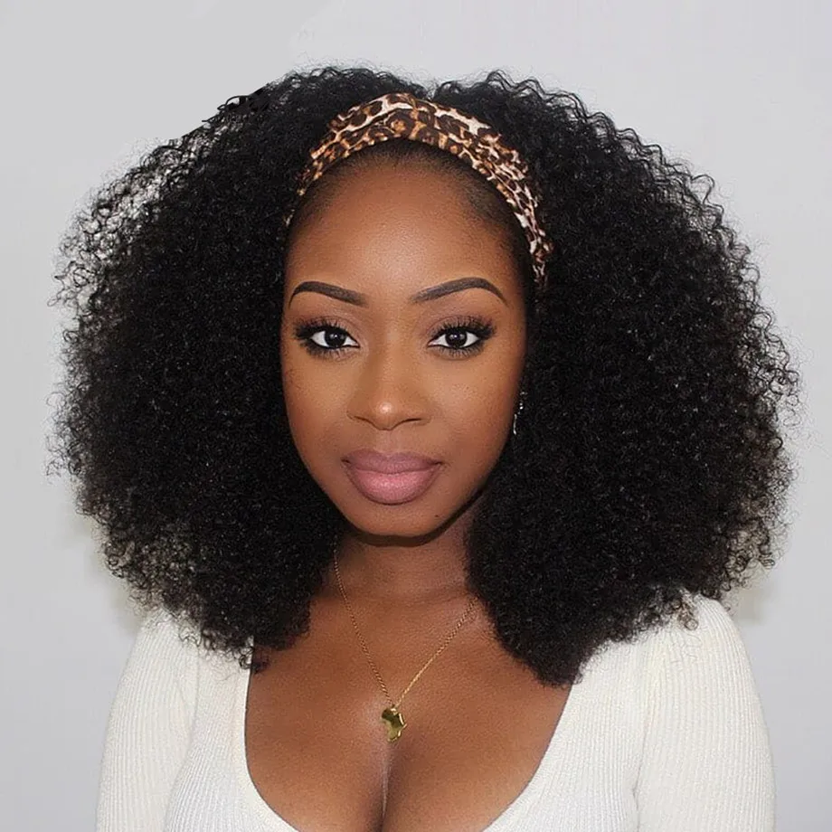Perucas de Cabelo Encaracolado para Preto Susy Brasileiro Afro Kinky Encaracolado Humano Curto Remy Perucas 180% Glueless 10-26 Polegadas 3 Perucas à máq.