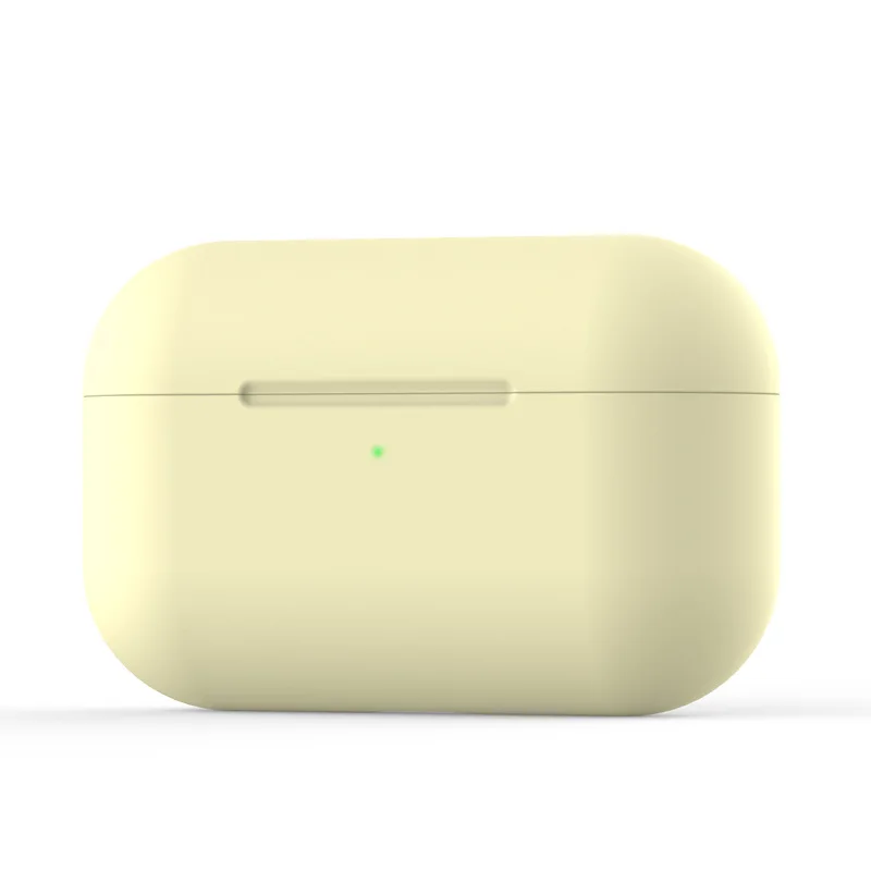 Защитный чехол, силиконовый чехол для Apple Airpods Pro TWS, Bluetooth наушники, мягкий силиконовый чехол для Airpods 3, защитный чехол s - Color: Yellow