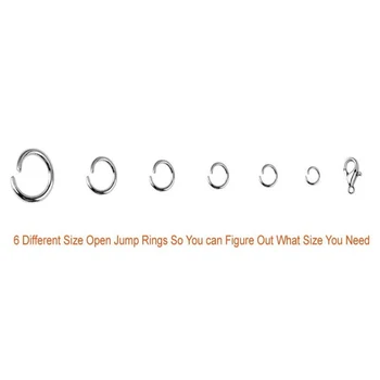 

1 Box Jewelry Making Finding Kit DIY Crafting Supplies for Bracelet Earrings