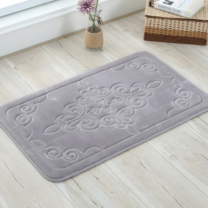 Anti-slip Anti-fatigue Bathroom Kitchen Floor Mat Entrance Doormat Washable Balcony Area Rug Living Room Bedroom Carpets