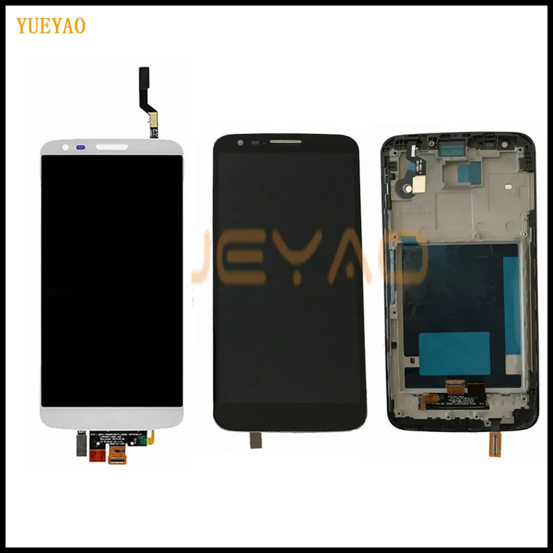 

LCD Display Touch Screen Digitizer with Bezel Frame Assemble Repair Parts For LG G2 D800 D801 D803 D802 D805 Screen