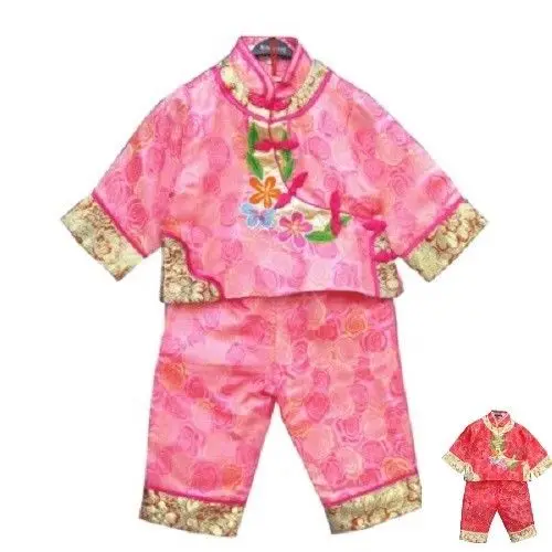 Национальная одежда для маленьких девочек костюм Hanfu Tang древний костюм нарядное платье костюм Одежда для маленьких девочек Одежда для новорожденных мальчиков