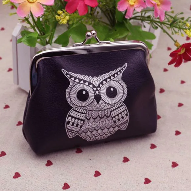 Hot Sale Fashion Small wallet women Owl Wallet Card Holder Coin Purse Clutch Handbag bolso monedero Женские кошельки L20