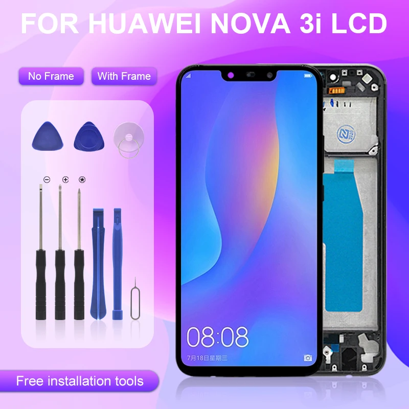 Catteny для Huawei Nova 3i ЖК-дисплей с сенсорным экраном дигитайзер сборка Замена 6 3