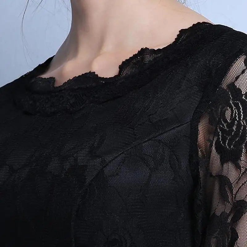 Кружевные новые модные черные цвета размера плюс Robe De Roiree Вечерние Короткие вечерние платья