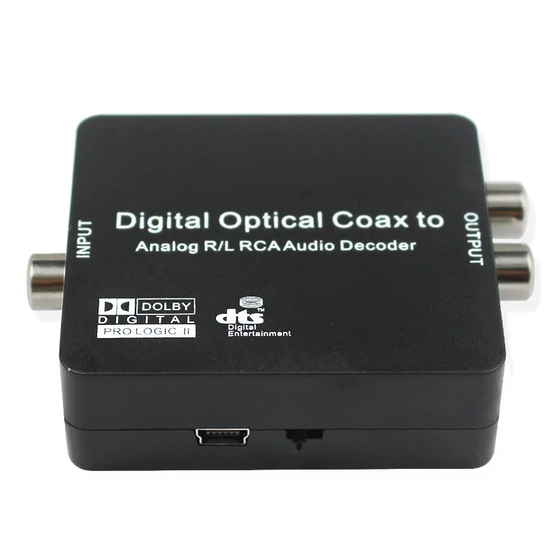 5,1 Dolby DTS Цифровой оптический коаксиальный аналоговый R/L RCA аудио декодер конвертер