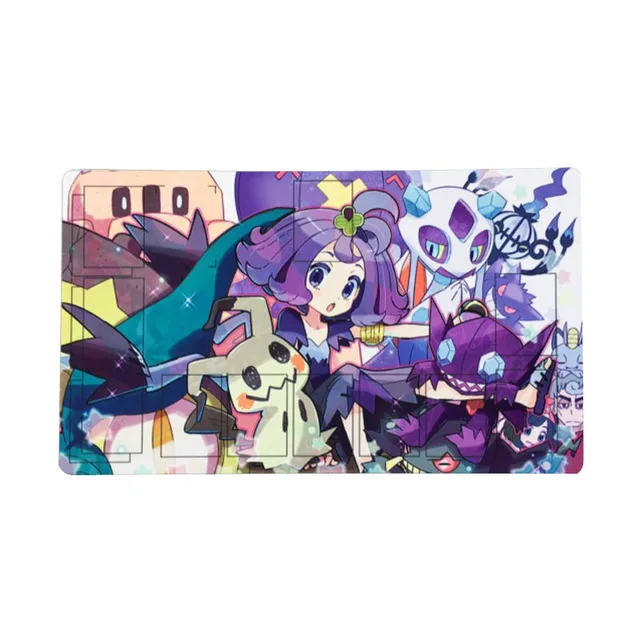 ポケモンptcgバトルカードテーブルマットカードマットacerolaジラーチライチュウピカチュウlana Lillie 60 35センチメートルdiyダブルマットキッズおもちゃギフト Aliexpress おもちゃ ホビー