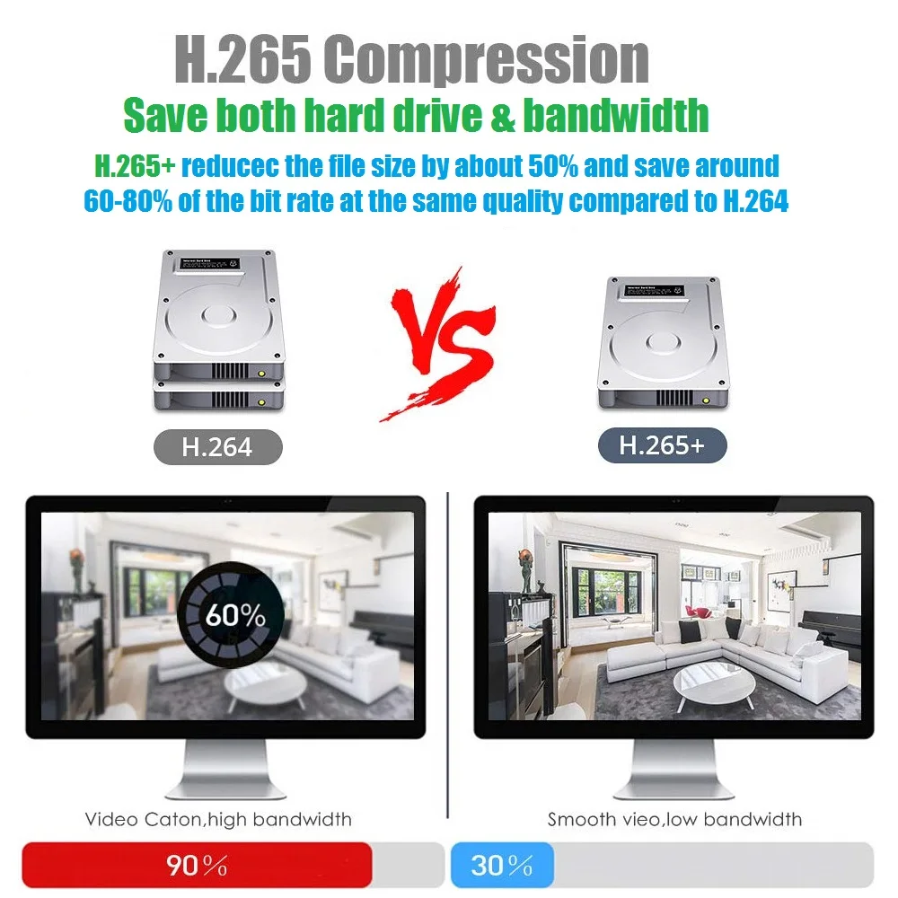  H.265 4/8CH POE NVR P2P Network Video Recorder IP CCTV Camera for Video Surveillance Security Syste - 4.00027E+12