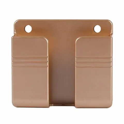 Mounted Organizer Storage Box Remote Control Mounted Mobile Phone Plug Wall Holder Charging Multifunction Holder Stand