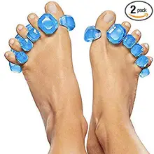 Yogatoes драгоценный камень носилки ног и сепаратор мгновенное лечение рельеф для стоп вальгусная деформация коррекция носка сепаратор