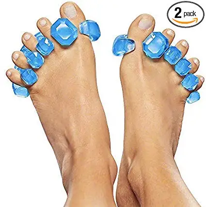 

Yogatoes gemstone toe stretcher & separator instant treatment relief for feet Hallux valgus corrector toe correction separator