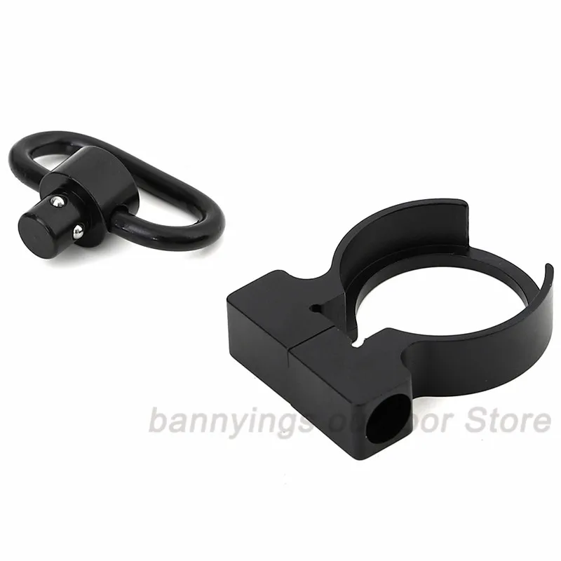 TOtrait Tactical QD быстро отсоединяется черная Концевая пластина Слинг поворотный адаптер крепление для охоты. 223/5. 56 карабины AR15 M4 винтовка
