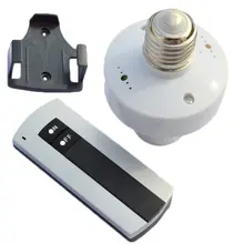 Пульт дистанционного управления лампа винтовой Тип пульт дистанционного управления лампа держатель лампы беспроводной пульт дистанционного управления держатель лампы E27 винт