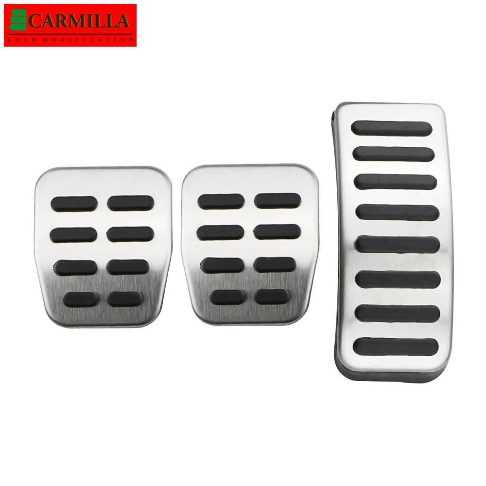 Car Pedals Stainless Steel Dead Pedal Pad Foot Rest Volkswagen Audi Seat