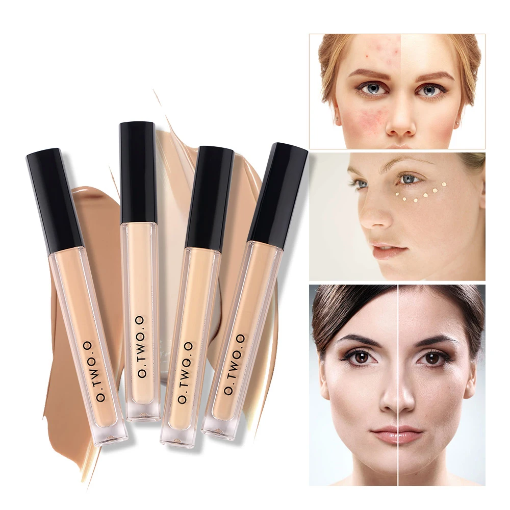 New Makeup Concealer Liquid Natural Full Cover Eye Dark Circles Blemish 4 Colors Skin Face Contour Brighten Cosmetics | Красота и