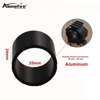 

Alonefire W3 Aluminum alloy 30 mm conversion 25 mm Adjustable Ring gasket Mounts hunting accessories