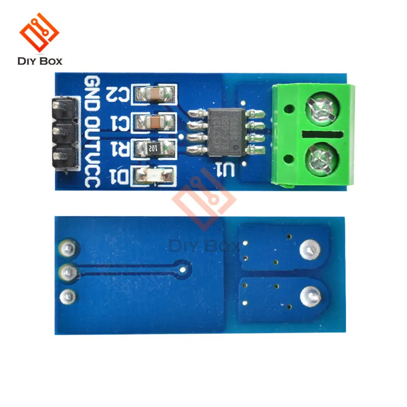 Модуль датчика тока диапазона ACS712 ACS712T датчик с эффектом Холла для Arduino 5A 20A 30A |