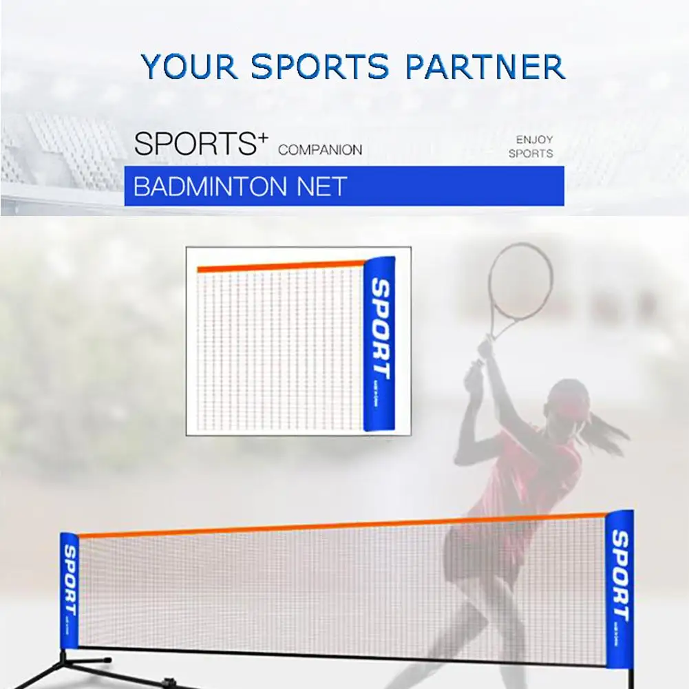 Details about   Badminton Net Indoor Outdoor Volleyball Training Portable Tennis Sport Accessory 
