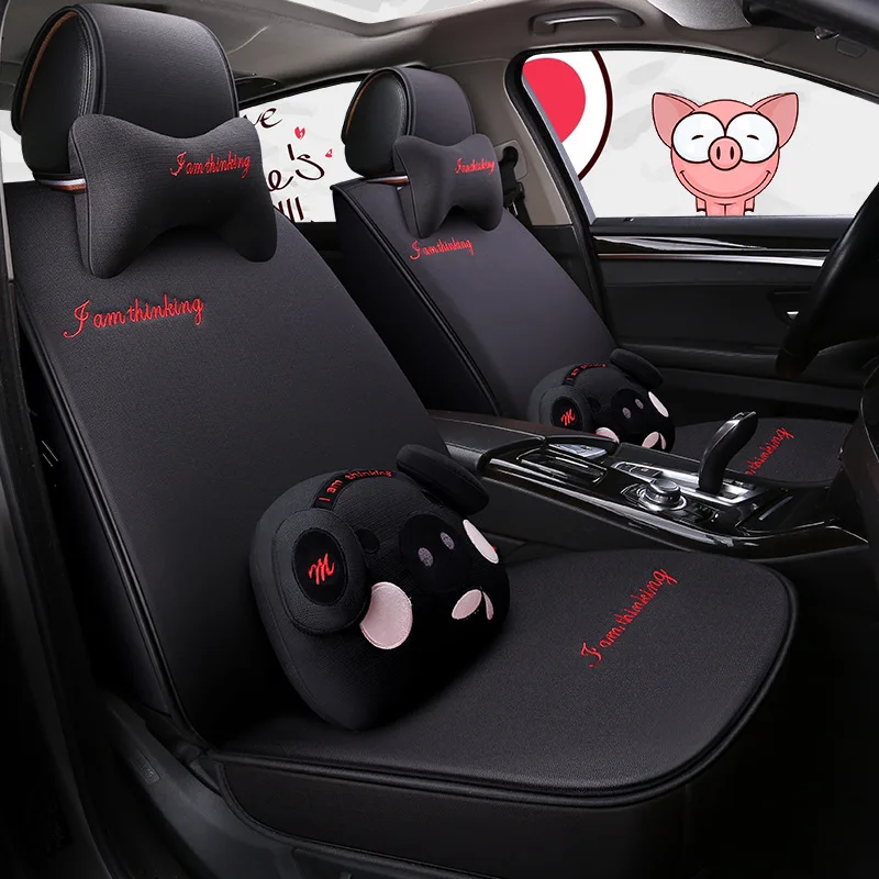 

New Style Flax All Edges Included Only Car Seat Cover Chevrolet Epica Captiva AVEO Four Seasons Only Cushion Car Mats