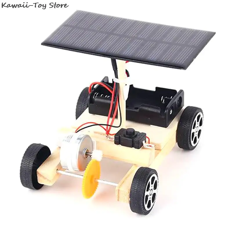 Solar Car DIY Assemble Toy Set Solar Powered Car Kit H7C2 For Kid Q8G1 