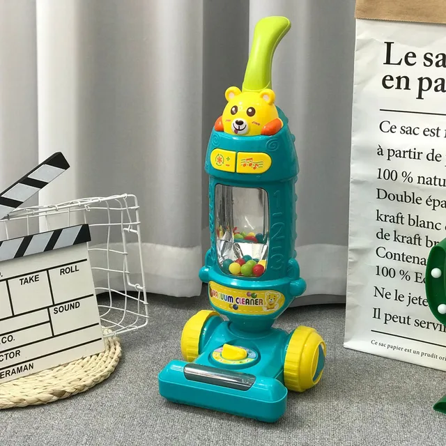 Electric Mini Vacuum Cleaner Children Simulation Charging Housework Dust Catcher Toy Kids Educational Role Playing Game Gift 1