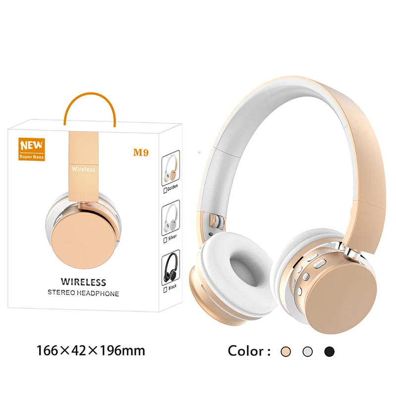 UBeamer M9 наушники мини наушники Bluetooth 4,2 вращающаяся Складная гарнитура сабвуфер Спортивная Adjustion FM радио для iphone 8 Plus