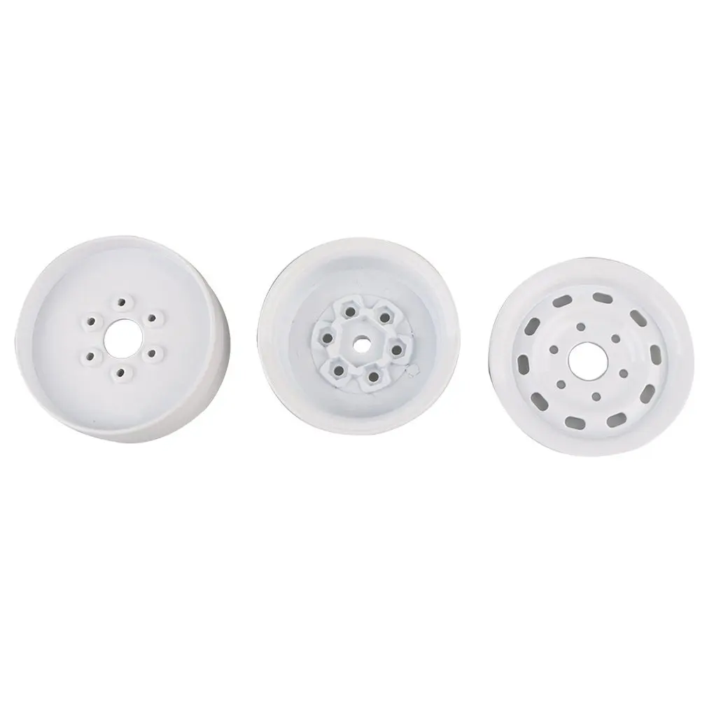 4Pcs Metal 1.9" Wheel Rim for 1/10 RC Rock Crawler TRX4 D90 D110 Defender Axial SCX10 90046 90047 Parts