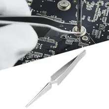 Пинцет из нержавеющей стали крест обратный Супер жесткий Пинцет для ремонта для фотоэлектрической микроэлектроники