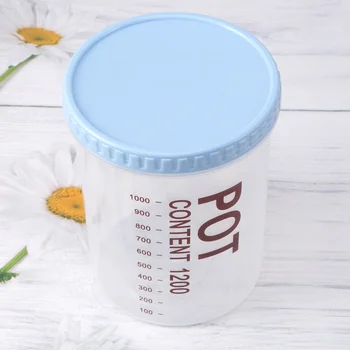 

Wheat Straw Sealed Canister Plastic Triangle Jar Food Storage Container Moistureproof Box with Lid for Dry Fruits Grain Spice Sn