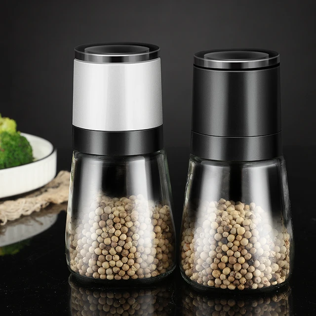 1pc 2pcs Salt And Pepper Shakers Set With Manually Control Pp