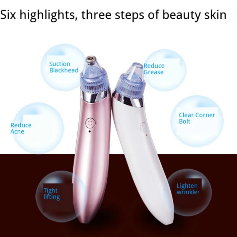 

Dry Battery T-zone Vacuum Cleaner Black Dot Cleaning Instrument Two-way Suction Cup Strong Adsorption Household Blackhead Remove