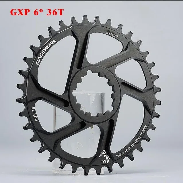 6mm 36T RACEWORK GXP велосипедная Звездочка узкая широкая Звездочка для горного велосипеда 32T 34T 36T 38T для SRAM GXP XX1 X9 XO X01 gx Eagle NX - Цвет: 6mm 36T