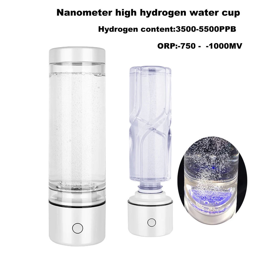 

SPE 5000PPB Nano high hydrogen smart miracle water cup multifunctional Anti aging H2 generator ORP -800MV