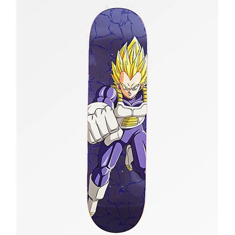 С рисунком из мультфильма «Жемчуг дракона Супер Saiyan взрыв узор путь мальчик скейтборд деформируемая пластина фигурку собирать модель игрушка M2419