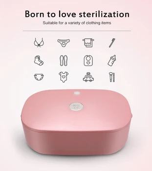 

8W Household Disinfectant Tank LED Ultraviolet Light Anion Sterilizer Box Storage Bag Carry Case Outdoor Travel uv sterilizer