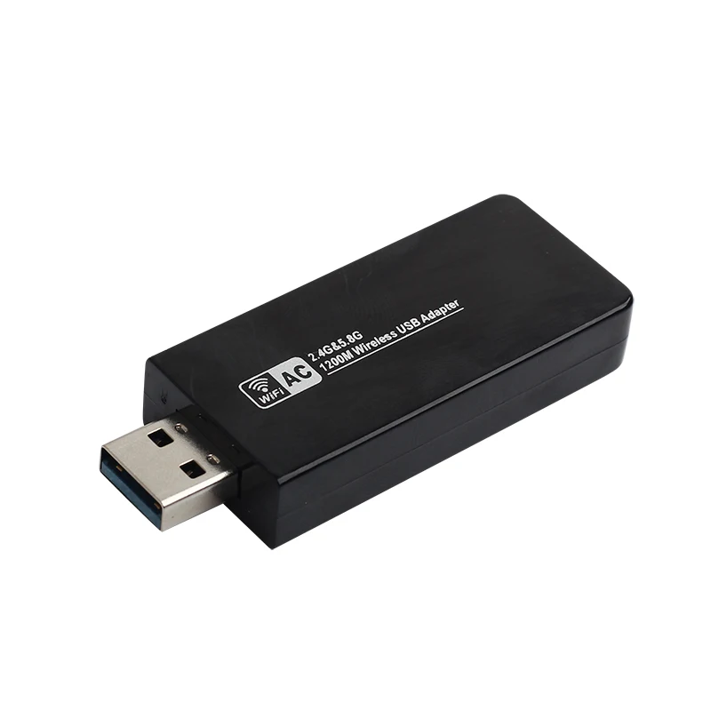 Двухдиапазонный 1200 Мбит/с USB 3,0 2,4/5 ГГц беспроводной USB адаптер RTL8812BU 802.11ac Wi-Fi ключ беспроводной-AC для Win7/8 ноутбука Настольный