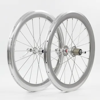 

SILVEROCK Alloy Wheelset 20" 406 451Rim Caliper Brake High Profile 11s for Tricycle Folding Bike Minivelo Wheels Bicycle Parts