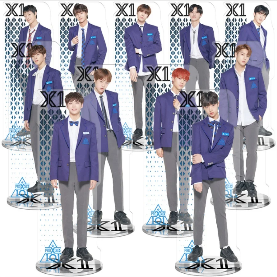 Kpop X ONE Standing Action Table Decor Song Hyeong Jun Son Dong Pyo Acrylic Standee Action Figure Doll 22cm Produce x 101