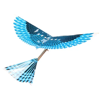 

Model Kit Toy DIY 17.5Inches Bionics Eagle Flight Birds Assembly Flapping Wing DIY Model Aircraft Educational Toy for Student