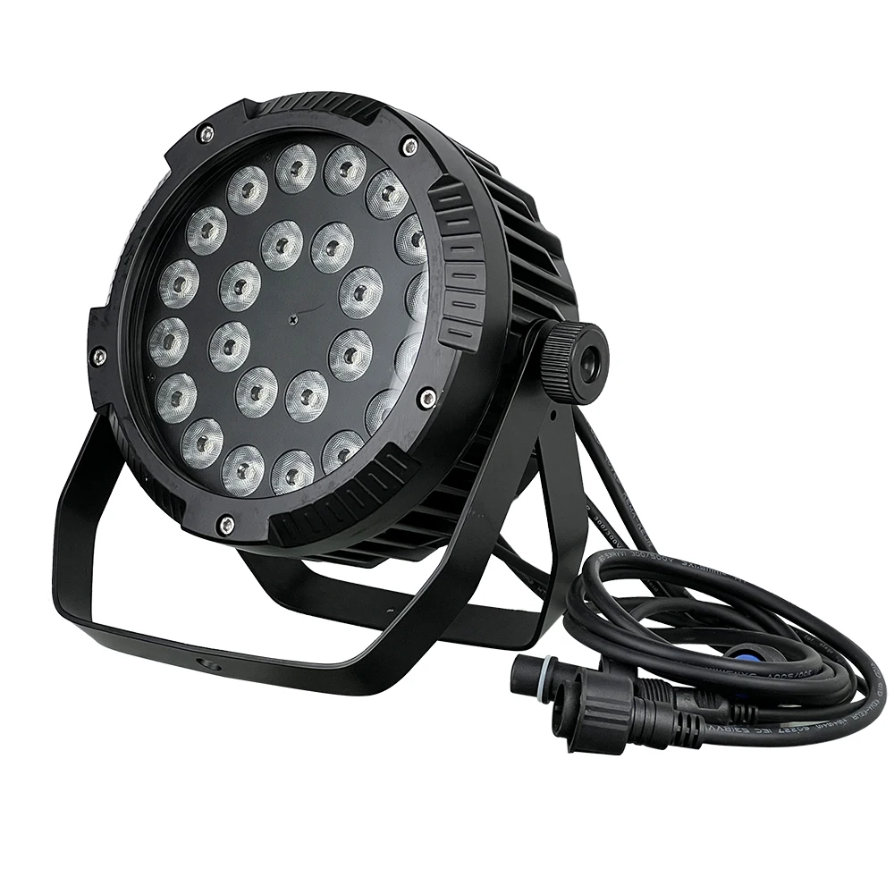 PAR A LED 24 x LED RGBWA+UV 18 W IP65 - ALV France