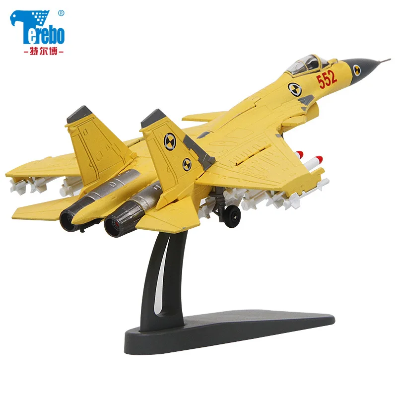

Alloy 1: 100 J-15 Aircraft Carrier Model Flying Shark Aircraft Model Decoration Military Model
