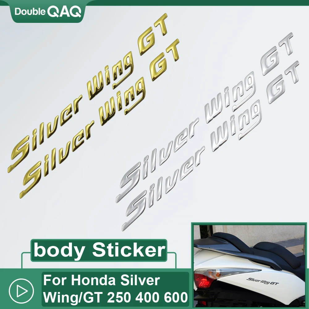

Motorcycle tail Decal body Sticker 3D emblem For Honda silver wing / GT 250 400 600