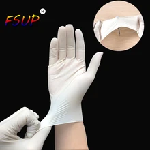 100 PC Green Direct Latex Gloves Disposable Finger Protector Prep Cooking Kitchen Food Service Lab Cleaning Beauty