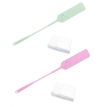 

2set Detachable Cleaning Duster space Cleaning Brush Non-Woven Dust Cleaner for Sofa Bed Furniture Bottom Green & Pink