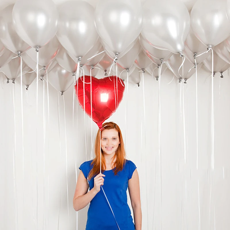 

10inch 20/40pcs White Balloons Pearl Latex Balloons Wedding Decorations Inflatable Air Ball Children Birthday Part Helium Baloon