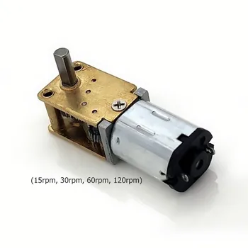 

DC 3V/6V/12V 30RPM 60RPM 120RPM Horizontal N20 Stainless Steel Gear Motor with Gearwheel DC Motors Micro Reduction Shaped Motor