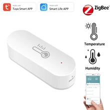

Tuya ZigBee Temperature Humidity Detector Thermometer Hygromet Alexa Google Home Smart Life App Remote Alert NEED ZigBee Hub