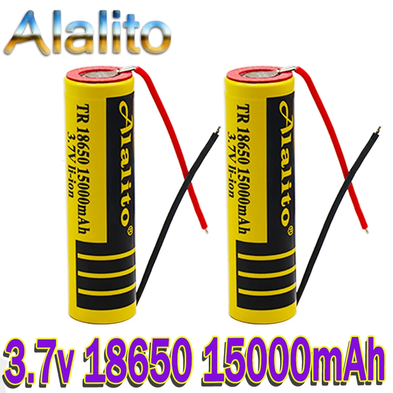 Alalito new 18650 15000mAh battery 18650HG2 3.6V discharge 20A, dedicated batteries+DIY Silica