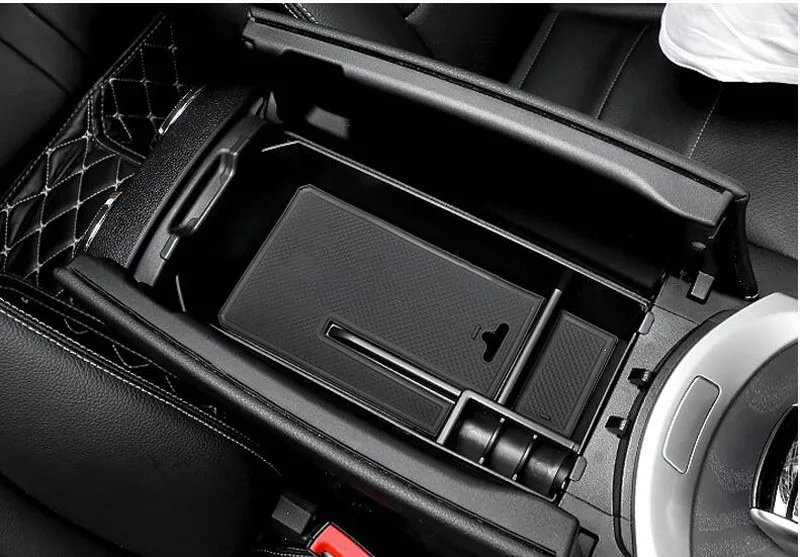 Accessories For Mercedes Benz New C GLC Class 2016 2017 2018 X253 C253 W205  C205 Car Organizer Armrest Glove Storage Box