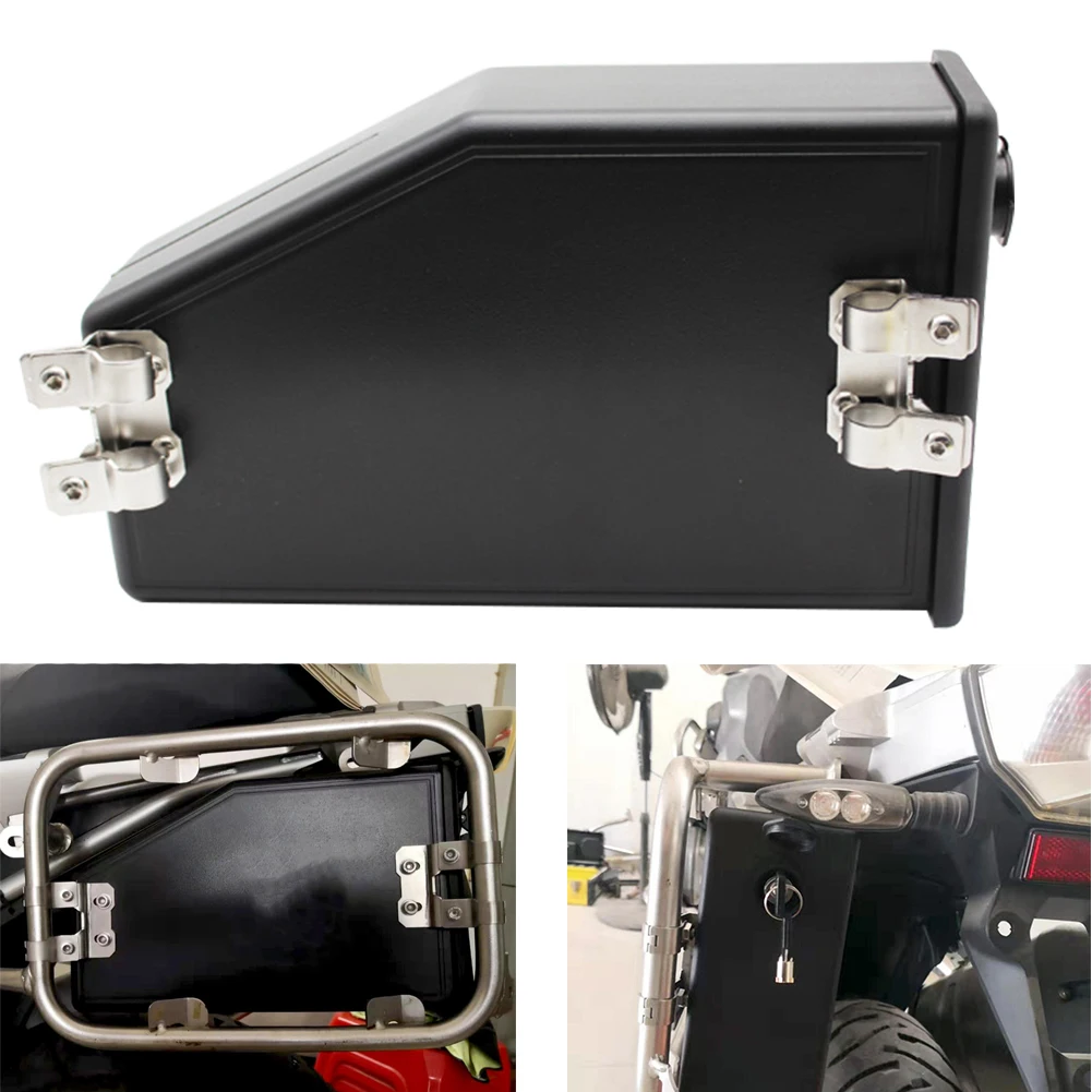

Wear Resistant Hard Repair Decorative Vehicle Side Bracket Mounting With Locks Motorcycle Toolbox Waterproof For R1200GS R1250GS